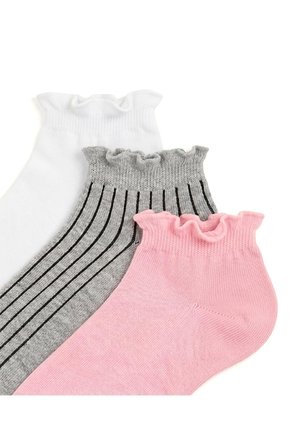 3 Pares De Medias Tobilleras Surtido Mujer