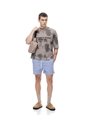 Pantaloneta De Baño Regular Azul Hombre Azul de Gef