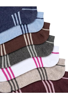 7 Pares De Medias Tobilleras Surtido Mujer