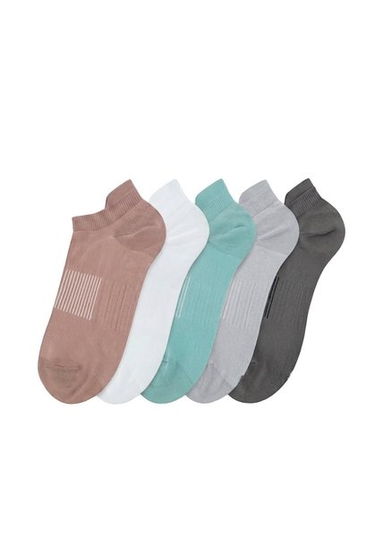 5 Pares De Medias Tobilleras Surtido Mujer