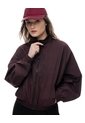 Chaqueta Regular Sin Capucha Morado Estampado Mujer Purpura de Gef
