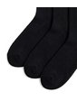 3 Pares De Medias Cortas Negras Mujer de Gef