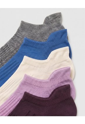 5 Pares De Medias Tobilleras Surtido Mujer
