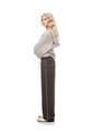 Pantalón Loose Tiro Alto Chocolate Mujer Chocolate de Gef