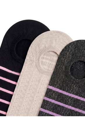 3 Pares De Medias Baletas Surtido Mujer