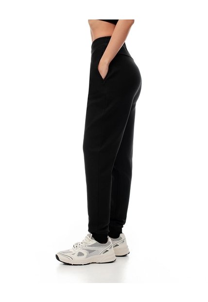 Jogger Tiro Medio Slim Negro Mujer Negro