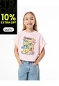 Camiseta Regular Bob Esponja Rosa Niña Rosa de Gef