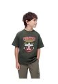 Camiseta Manga Corta Regular Algodón Verde Niño Verde de Gef