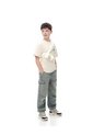 Jean Tipo Jogger Cargo índigo Medio Niño Azul Oscuro de Gef