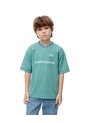 Camiseta Regular Azul Estampado Niño Azul de Gef