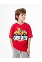 Camiseta Regular Hot Wheels Roja Niño Rojo de Gef