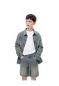 Bermuda Denim Regular índigo Medio Niño Azul Oscuro de Gef
