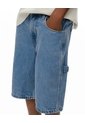 Bermuda Denim Regular Algodón índigo Medio Niño Azul Oscuro de Gef