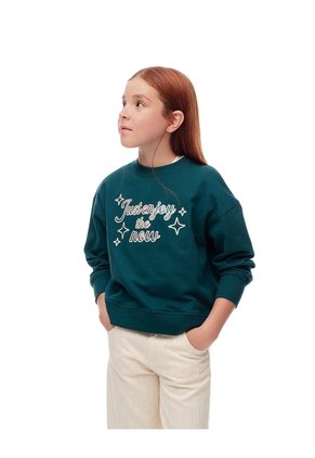 Buzo Regular Algodón Verde Niña Verde