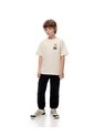 Jogger Regular Algodón Negro Niño Negro de Gef