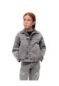 Chaqueta Oversize Denim Algodón Gris Niña Azul de Gef