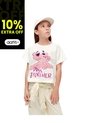 Camiseta Regular Algodón Pink Panther Blanca Niña Blanco de Gef