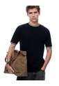 Camiseta Regular Algodón Jersey Negra Hombre Negro de Gef