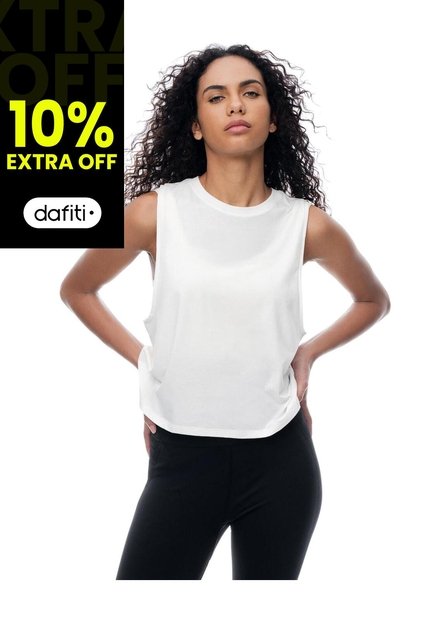 Camiseta Regular Blanca Mujer Blanco