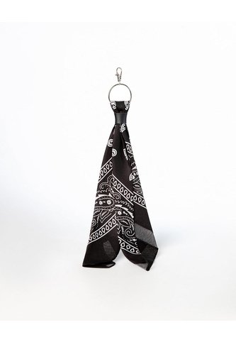 Llavero Charm Pañoleta Negro Mujer Gef