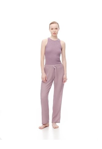 Pantalón De Pijama Morado Mujer Purpura Gef