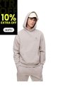 Buzo Tipo Hoddie Café Hombre Marron de Gef