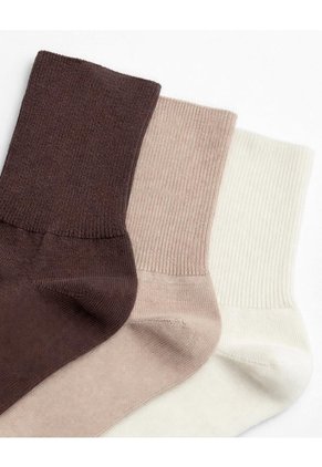 3 Pares De Medias Largas Surtido Mujer