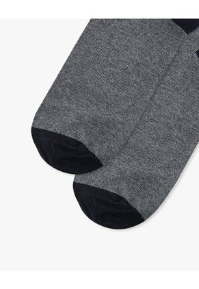 Medias Hombre Largas Gris Rombos