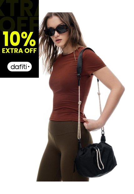 Camiseta Deportiva Secado Rápido Café Mujer Cafe