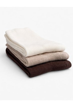 3 Pares De Medias Largas Surtido Mujer