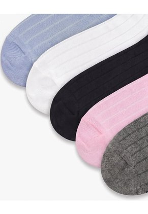 5 Pares De Medias Tobilleras Surtido Mujer