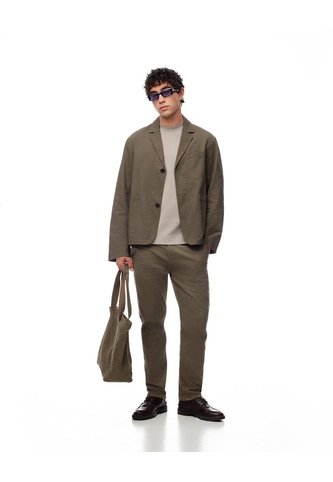 Pantalón Chino Slim Algodón Café Hombre Cafe Gef