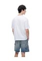 Camiseta Manga Corta Regular Estampado Blanca Hombre Blanco de Gef