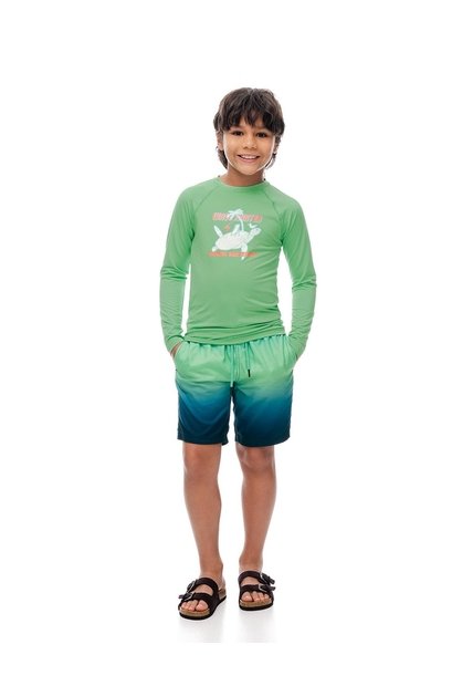 Short Pantaloneta Azul Estampado Niño Azul
