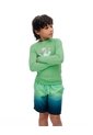 Camiseta Regular Manga Larga Verde Niño Verde de Gef