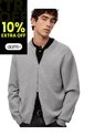 Chaqueta Bomber Regular Cierre Doble Gris Hombre Gris de Gef