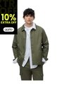 Chaqueta Overshirt Regular Liviana Verde Oliva Hombre Verde de Gef