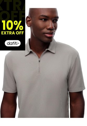 Polo Deportiva Secado Rápido Taupe Hombre Marron Claro Gef