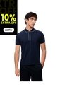 Polo Half Zip Regular Azul Hombre Azul de Gef