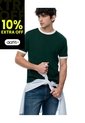Camiseta Regular Verde Hombre Verde de Gef