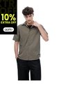 Camisa Regular Manga Corta Café Hombre Cafe de Gef