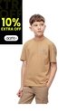 Camiseta Regular Algodón Habana Estampada Niño Marron de Gef