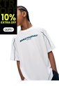 Camiseta Regular Manga Corta Blanca Niño Blanco de Gef