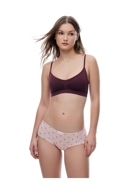 3 Pantys Boxer Punto Tiro Medio Surtido Mujer Multicolor