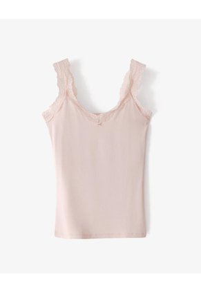 Camiseta + Short De Pijama Rosa Mujer Rosa