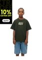 Camiseta Oversize Algodón Estampada Niño Verde de Gef