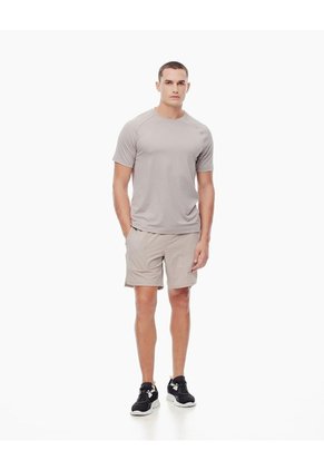 Pantaloneta Deportiva Secado Rápido Taupe Hombre Marron