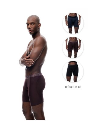 3 Bóxers Largo Surtido Hombre Multicolor