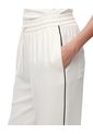 Pantalón Tiro Alto Liviano Blanco Mujer Blanco de Gef