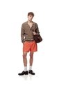 Pantaloneta De Baño Naranja Hombre Naranja de Gef